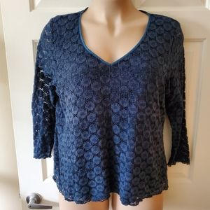 B.I.Y.A.Y.C.D.A Crocheted Lace Top